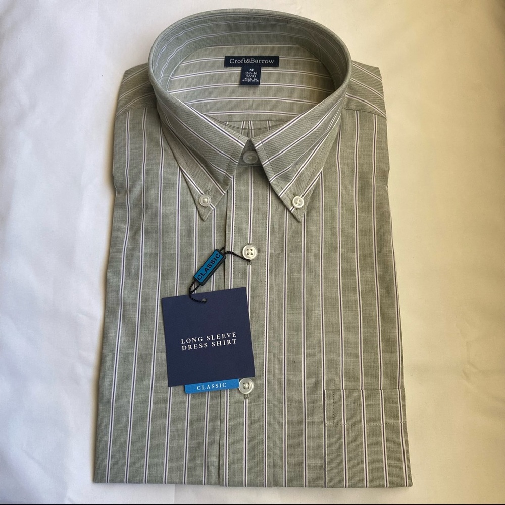 Croft and Barrow long sleeve dress shirt - 151/2 -16 32/33